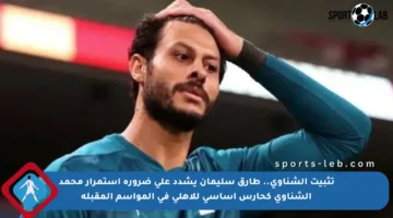 تثبيت الشناوي.. طارق سليمان يشدد على ضرورة استمرار محمد الشناوي كحارس أساسي للأهلي في المواسم المقبلة